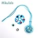Mikulala LED Party Favors for Kids Prizes Glow in The Dark Party Supplies Light Up Necklaces Bulk Hand Spin Stress Relief Anxiety Toys for Girls Boys Christmas Birthday New Year Eve (24 Pack 1)