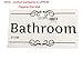 LRRH Creative Home Decoration Bathroom Removable Cute Door Stickers For Toilet/ Washroom /Bathroom /Restroom Decorations(Bathroom) Product ID: 9191792460538