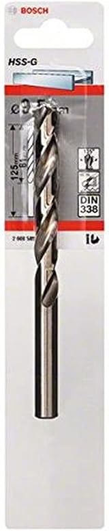 Bosch Professional 1x HSS-G DIN 338 Drill Bit 9.5 x 81 x 125 mm Metal