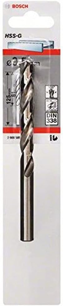 Bosch Professional 1x HSS-G DIN 338 Drill Bit 9.5 x 81 x 125 mm Metal