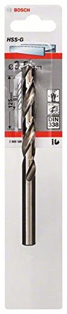 Bosch Professional 1x Metal drill bits HSS-G DIN 338 (for metal, Ø 9.5 x 81 x 125 mm, Accessory Drill Driver)