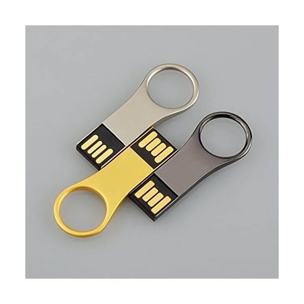 keathy 6 Pack 16 GB USB 2.0 Flash Drive Bulk Festplatten Memory Stick Daumen Antrieben Pen Zip-6 Farbe Schwarz Blau Rot Silber Grün Gold (3) 16GB*6 16GB*6 – Bild 4