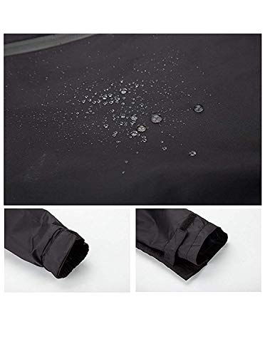 ZITY Mens Rain Jacket & Trouser Suit Black X-Large