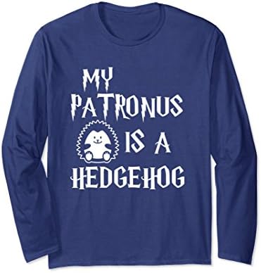 Unisex Hedgehog shirt my patronus is Hedgehog christmas gift Small Navy