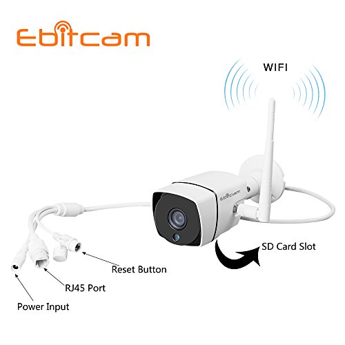 Ebitcam 1080P HD WiFi Outdoor Security Camera,Home Surveillance System, IP66 Weatherproof, Night Vision, Motion Detection Push Alerts,Smooth Real-Time Picture,Cloud Service - Thumbnail 6