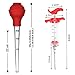 FIRECOW Turkey Baster, with Cleaning Brush, Meat Injector, Perfect for oiling and Marinating Turkey, Beef, Pork, Fish