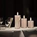 BOLSIUS Rustic Metallic Set of 6 Rose Gold Unscented Pillar Candles Inches –2.75 X 5 Decoration Dinner Wedding Candles – Perfect Use for Home Décor - Church-Spa Candle – Restaurant 130/68m…
