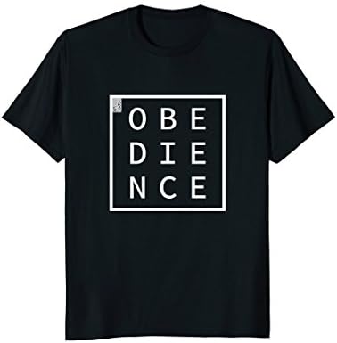 OBEDIENCE DEFINE ME WORD SIMPLE CLASSIC SQUARE BOX T-SHIRT T-Shirt