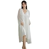Sharebeauty Super Soft Vintage Victorian Palace Style Nightgown Modal Viscose Rayon