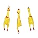 Joylive Screaming Yellow Rubber Chicken Pet Dog Toy Squeak Squeaker Chew Toy Gift 17CM
