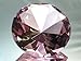 Diamond Glass Shaped Pink Ice Paperweight Gift Home Accent Decoration