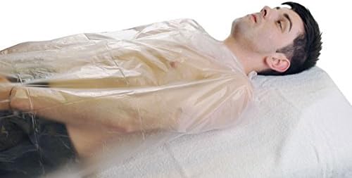 PROFESSIONAL SPA ESSENTIALS - POLYETHYLENE BODY WRAP SHEETS 1900mm x 1400mm (PACK OF 50)