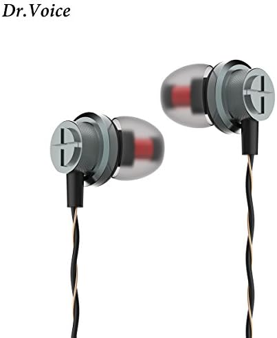 Voicer In-ear Headphones Stereo Bass Noise-isolating Earphone with Mic K3