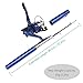Docooler Mini Aluminum Saltwater Fishing Tackle Pocket Pen Fishing Rod Pole + Reel