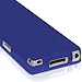 iGadgitz U3296 Silicone Skin Case Cover + Screen Protector Compatible with Sony Walkman NWZ-A15, A17, A25, A27 8GB 16GB 32GB & 64GB - Blue