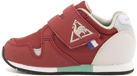 Amazon ルコックスポルティフ 女の子 男の子 キッズ ベビー 子供靴 運動靴 通学靴 ベビーシューズ スニーカー エウレカ 3 F ストラップ 通気性 Eureka 3 F Qen 6308bd バーガンディー 16 0cm ベビーシューズ