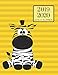 2019 2020 Safari Zebra 15 Months Daily Planner: Academic Hourly Organizer In 15 Minute Interval; Appointment Calendar With Address Book & Note Section; Monthly & Weekly Goals Journal With Quotes by ZenWerkz