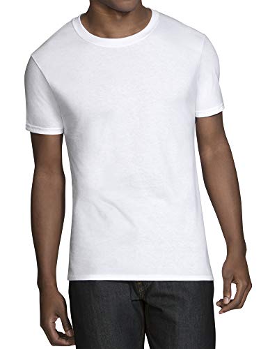 Fruit of the Loom men's white tucked-in crew shirt - Image 2