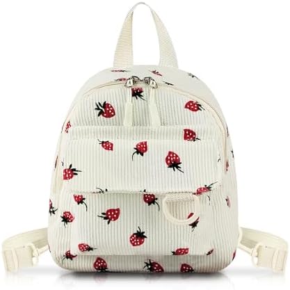Amazon.com: Corduroy Mini Backpack Purse for Women Girls  display picture 2