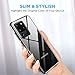 LIGTTLE Samsung Galaxy S20 Ultra Case Clear Anti-Scratch Shock Absorption Cover Case, HD Clear Slim Protective Phone Cases for Samsung Galaxy S20 Ultra 5G （Support Wireless Charger）
