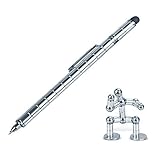 Empowline Magnetic Polar Pen, Stylus Pen, Magnet Gel Pen and Touch Screen Pen, Fidget Toy, can be transformed into a variety of creative (Silver)