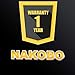NAKOBO 561 Bulb 44mm Bright White Festoon LED Bulb, 20-SMD 4014 Rigid Loop 1.73