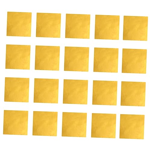DIYEAH 150pcs Gold Foil Paper Stickers for Arts and Crafts Decorative Imitation Gold Foil for Scrapbooking Picture Framing and Home Decor