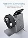 Bestand 2 in 1 Apple iwatch Charging Stand Holder&Phone Desktop Tablet Dock for Apple Watch/iPhone X/8Plus/8/7 Plus/iPad (Space Grey)