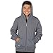Minecraft Big Boys' Diamond Premium Zip-Up Hoodie (Gray, Large)