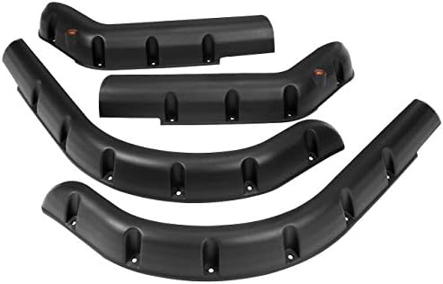 10L0L Golf Cart Front Rear Fender Flares for EZGO TXT 1998-2013 Gas/Electric (Not Fits 48V Electric), with Metal Hardware, Set of 4 10L0L Golf Cart Front Rear Fender Flares for EZGO TXT 1998-2013 Gas/Electric (Not Fits 48V Electric), with Metal Hardware, Set of 4