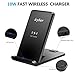 iPhone 8 Wireless Charger, icyber iPhone X Wireless Charger (No AC Adapter), 3-Coil Fast Wireless Charging Pad Stand for Galaxy Note 8/5 S8/S8+/S7/S7+/S6 Edge+, 7.5W for iPhone XS Max/XS/XR/X/8/8 Plus