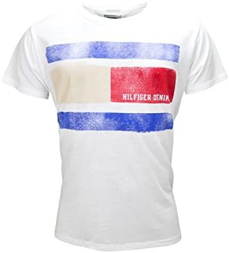 HILFIGER DENIM - T-shirt Tommy HIlfiger Dénim Triblend blanc chiné pour homme - Blanc, XL