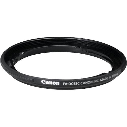 Canon G1X Mark II w/ Canon FADC58C 58mm Filter Adapter, Wide Angle and