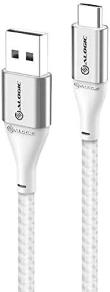 ALOGIC Super Ultra USB 2.0 USB-C to USB-A Cable - 3A / 480 Mbps - Silver - 1.5 m