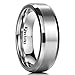 King Will Basic 7MM Titanium Ring Stainless Steel Brushed/Matte Comfort Fit Wedding Band for Men
