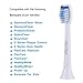 Replacement Brush Heads for Philips Sonicare ProtectiveClean Toothbrush,fit DiamondClean Plaque Control Gum Health HealthyWhite FlexCare Sonic Electric Handles by HSYTEK 6 Pack