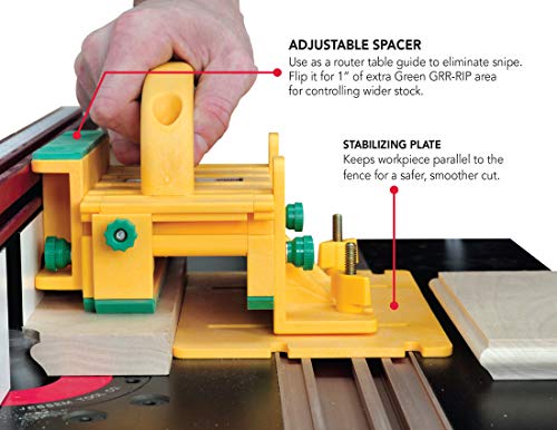 image for MICROJIG GRR-RIPPER Upgrade Kit for GR-100+ Push Block, Use with Woodw