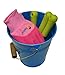 G & F Products 10051 JustForKids Kids Water Pail with Garden Tools Set, Blue,4 pieces