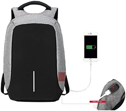 Anti-theft Laptop Travel Light Weight Backpack, with USB Charging Port, Large Capacity Waterproof School bag for College Student Work Men &amp; Women, Fits 15.6-Inch Laptop