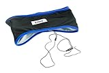 CozyPhones Sleep Headphones & Travel Bag, Lycra Cool Mesh Lining and Ultra Thin Speakers. Perfect for Sleeping, Sports, Air Travel, Meditation and Relaxation - Blue