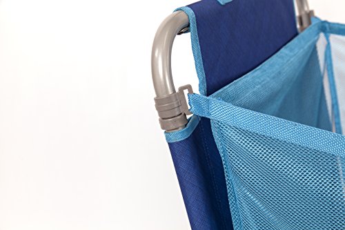 Mac Sports Beach Day Lounger (BD-100) Blue, 1 Size, - Thumbnail 7