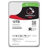 Seagate IronWolf Pro 12TB NAS Internal Hard Drive HDD - 3.5 Inch SATA 6Gb/s 7200 RPM 256MB Cache for RAID Network Attached Storage, Data Recovery Rescue Service (ST12000NE0007)