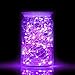 ITART Purple Fairy Lights Plug in Outdoor LED String Lights with Power Adapter UL Certified for Garden Patio Wedding Party Bedroom DIY Decoration