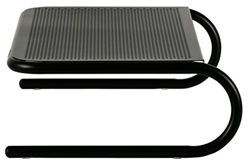 Metal Art Monitor Stand, 18 1/2 x 12 1/4 x 5 1/4, Black