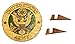 Armed Forces Army Military Decorative Laser Three Dimensional Wooden Desk Plaque