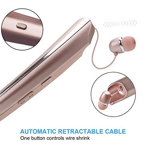 1 Bluetooth+Retractable+Headphones+Wireless+Earphones