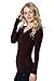 ZENANA RAYON V NECK LONG SLEEVE TEE