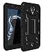 SKYLMW BLU R1 HD Case, Defender with Built in Screen Protector Case for BLU R1 HD 2016 Black