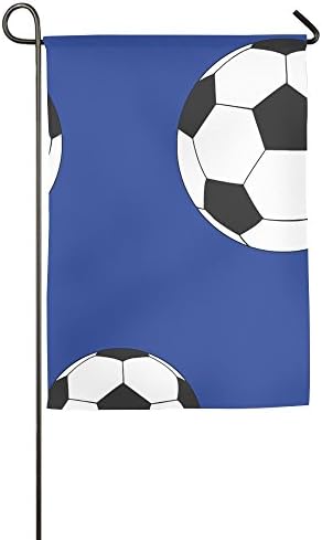 Soccer Colorful Easy To Clean Banners Garden Flag Home Flag 12 X 18 18 X 27