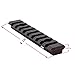 GVN Keymod Picatinny Rail Section 4 Inch/9 Slot Picatinny/Weaver Rail (2 Pieces Matte black)